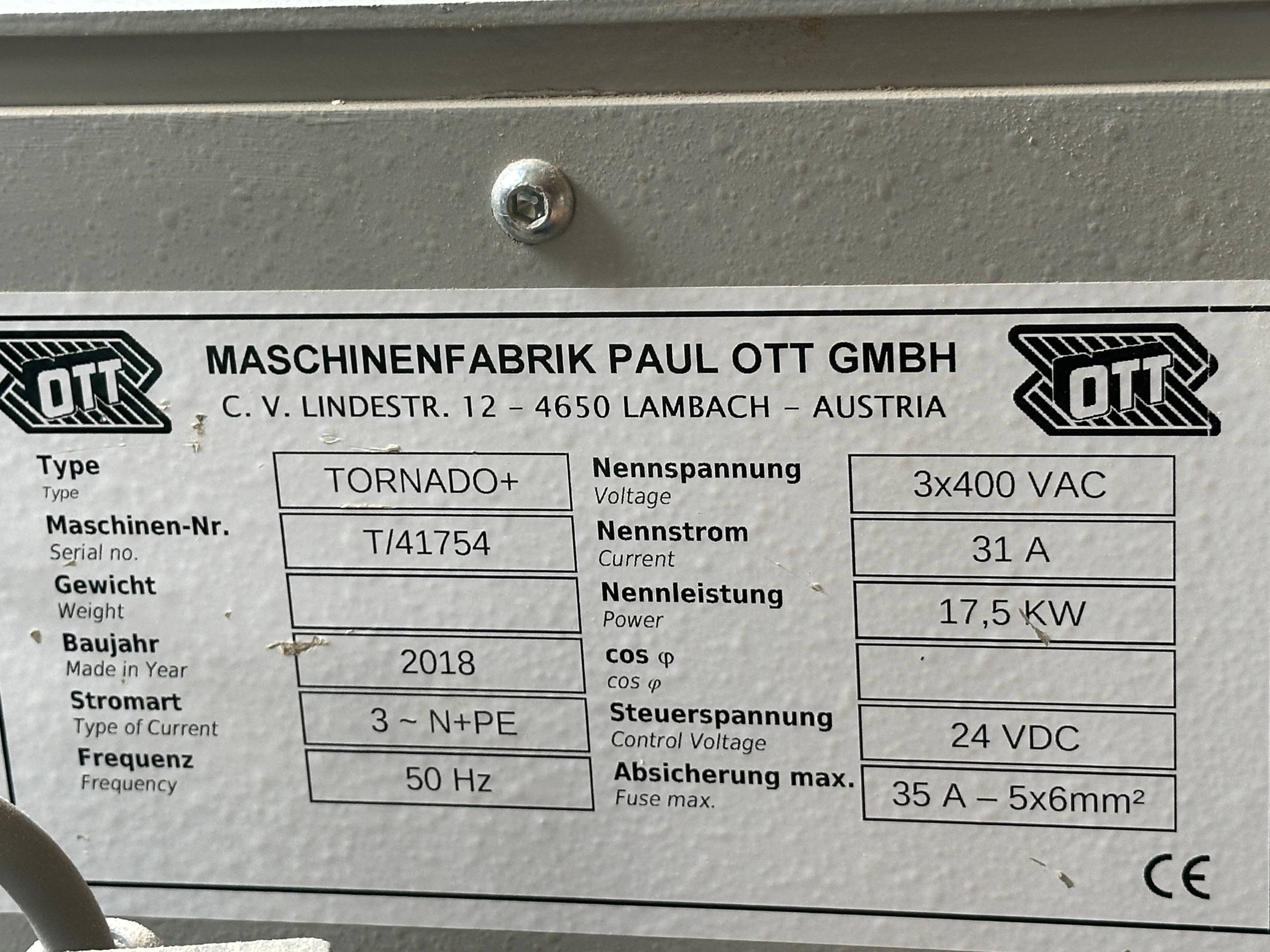 OTT Tornado+ Kantenanleimmaschine – Bild 14